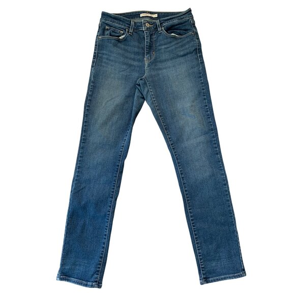 Levis Strauss & Co. Womens Classic Mid Rise Skinny Jeans Blue Denim Size 6 - Picture 14 of 14